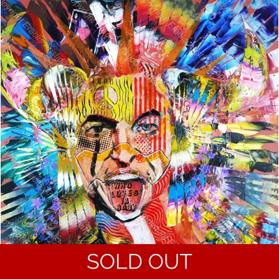 SOLD Portrait Wild "Who Loves Ya Baby" Party Animal 637